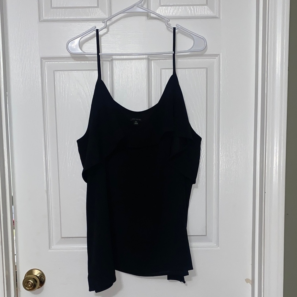 Ann Taylor Black Camisole Top-XXL